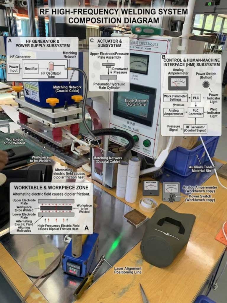 RF-hitsattu jäähdytinreppu Valmistaja: Saumaton vedenpitävä rakenne RF-hitsattu jäähdytinreppu Valmistaja: Saumaton vedenpitävä rakenne