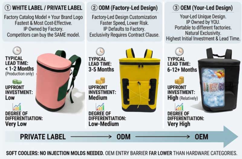 OEM vs ODM Cooler Repun valmistus: mikä sopii brändiisi