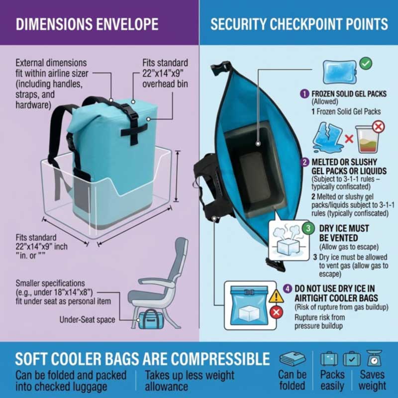 Travel Thermal Cooler -reput – Kantomatkan kokoiset, hitsatut, vuotamattomat